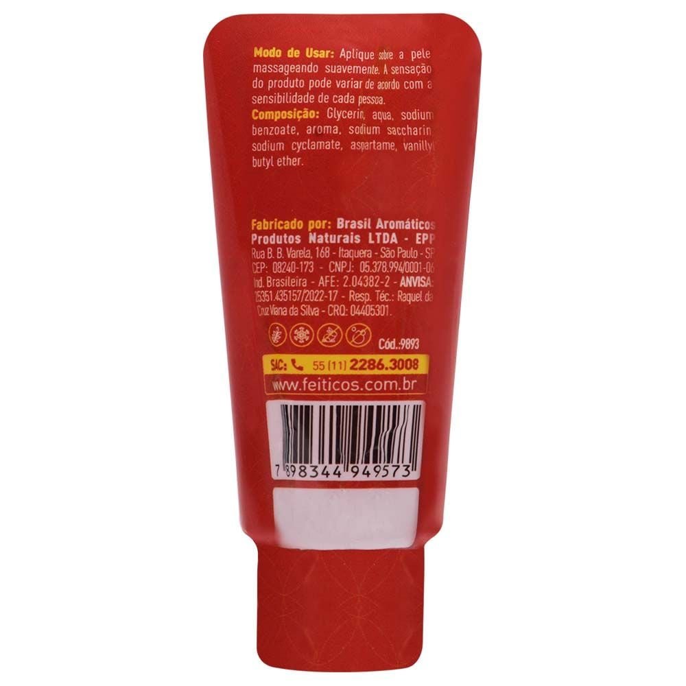 Me Lambe Hot Gel Estimulante Beijável 15g Feitiços