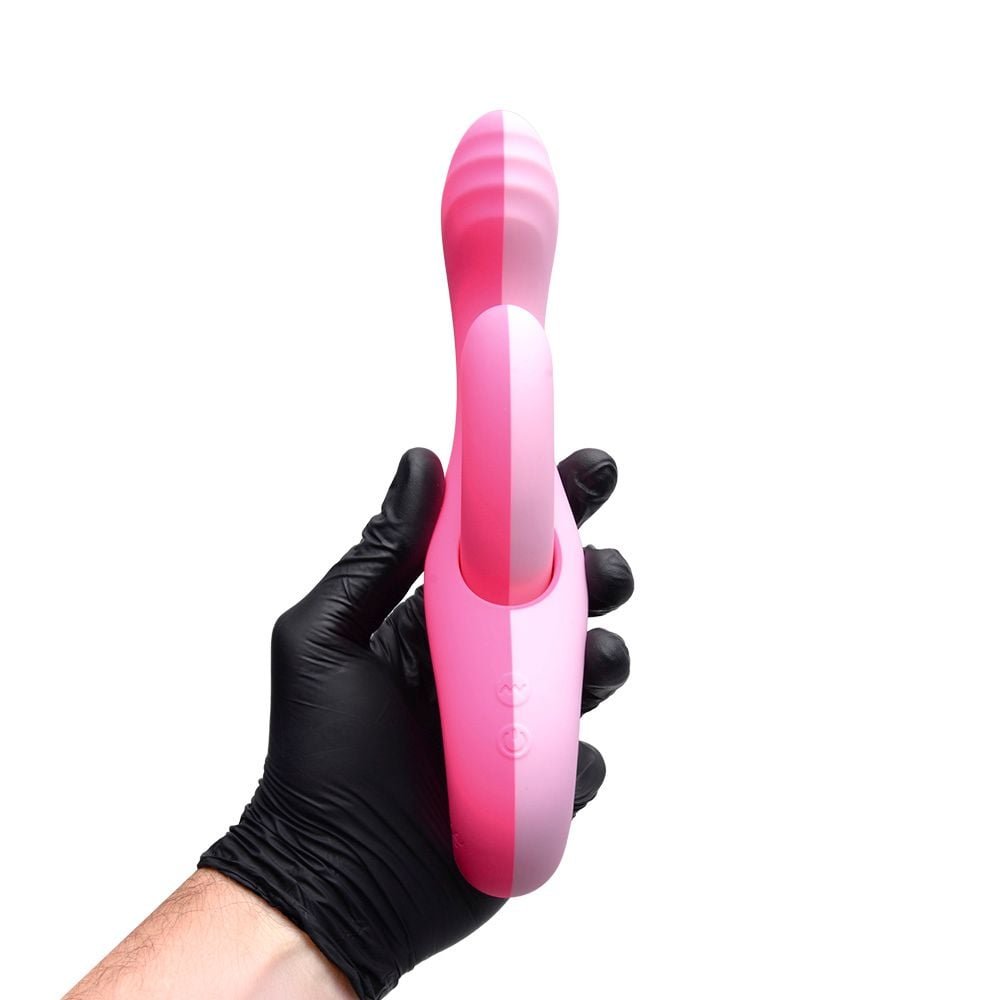 Medusa Vibrador Flexível 10 Modos Em Silicone Intt
