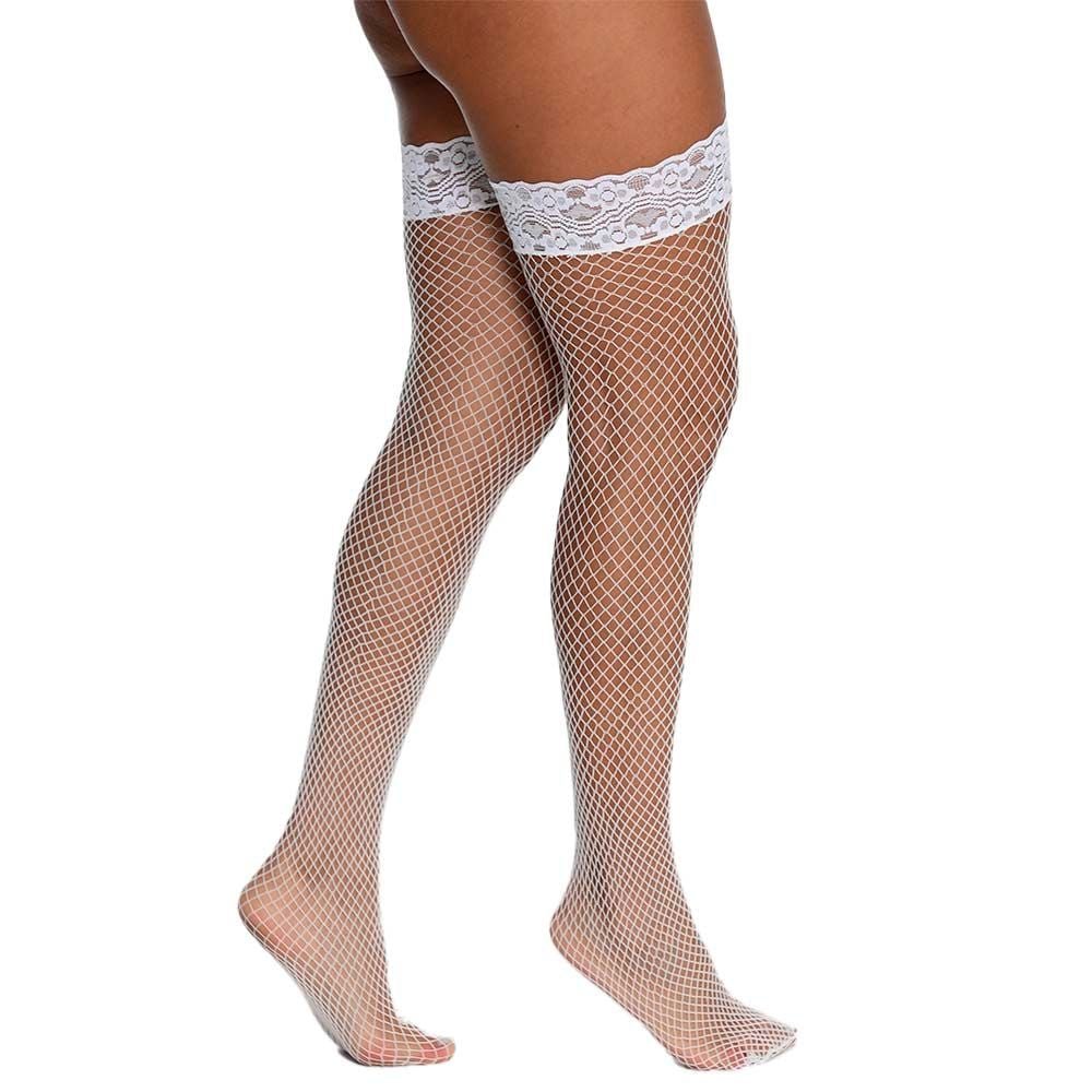 Meia 7/8 Arrastão Punho Renda Perrutextil