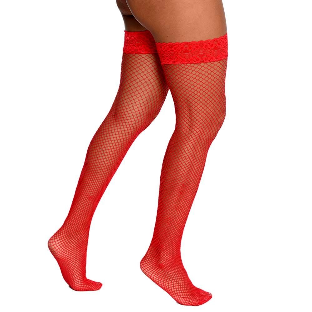 Meia 7/8 Arrastão Punho Renda Perrutextil