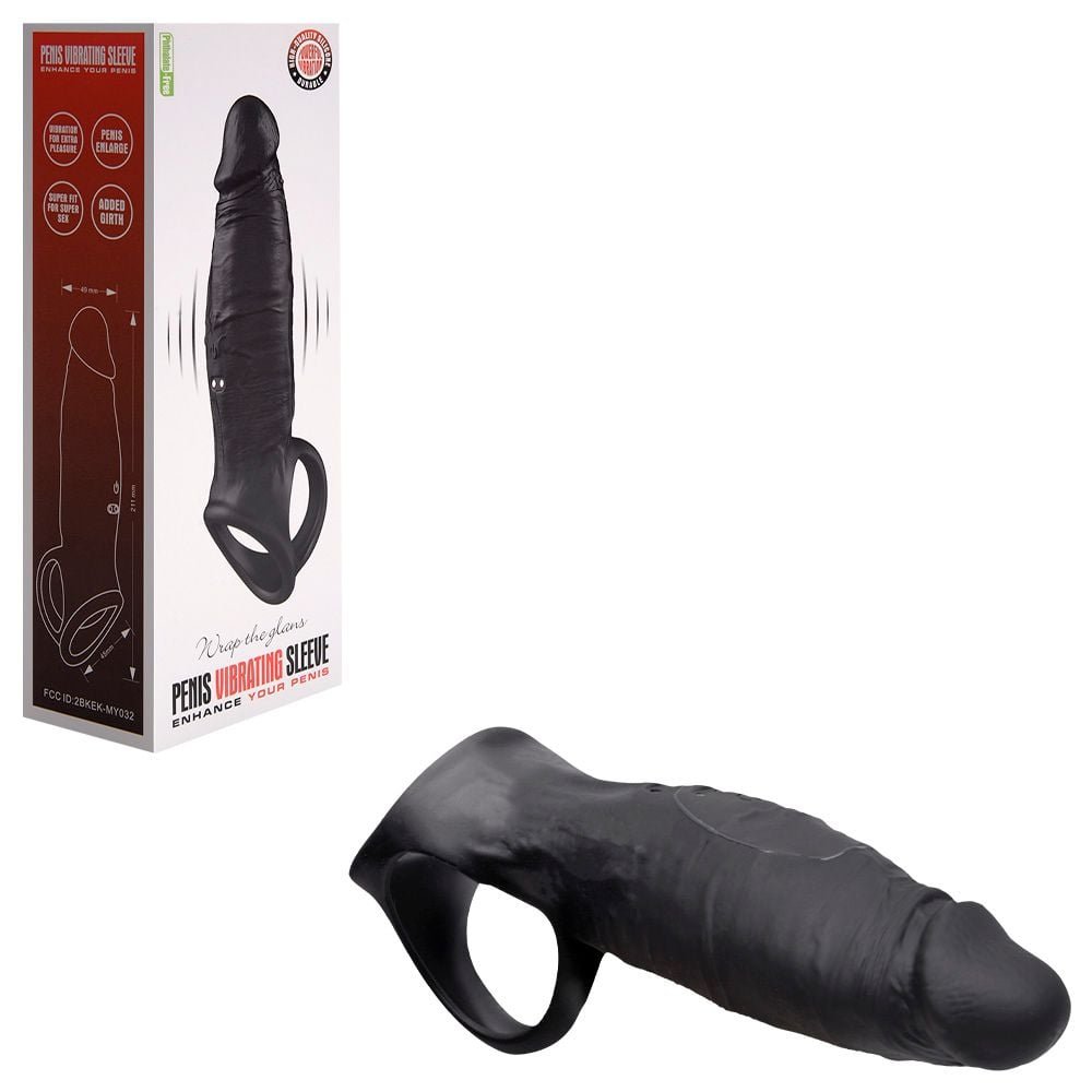 Meia Capa Peniana 9 Vibrações Controle App 2 Vipmix