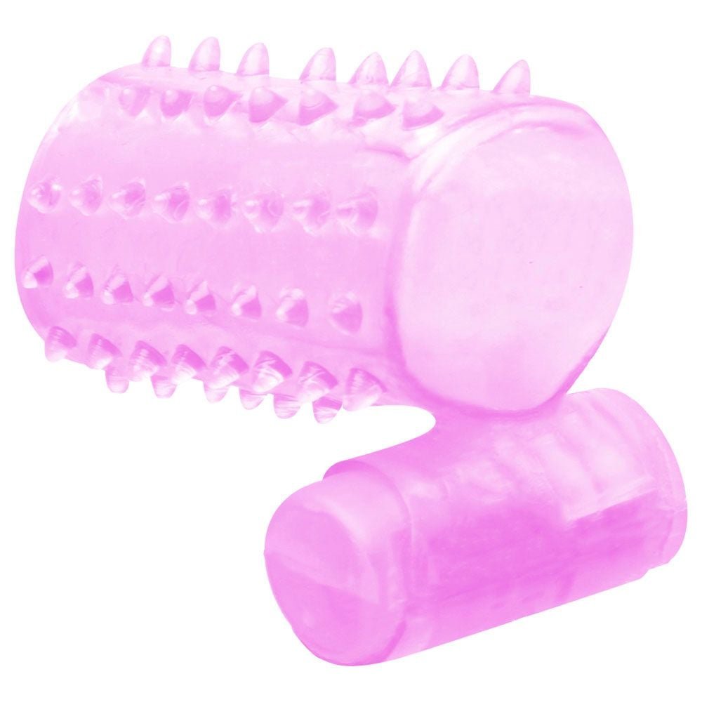 Meia Capa Peniana Vibrador Com Cerdas Vipmix