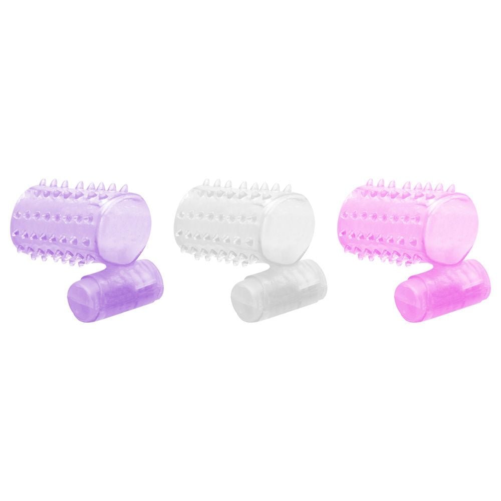Meia Capa Peniana Vibrador Com Cerdas Vipmix