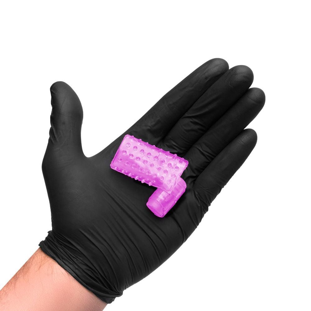 Meia Capa Peniana Vibrador Com Cerdas Vipmix