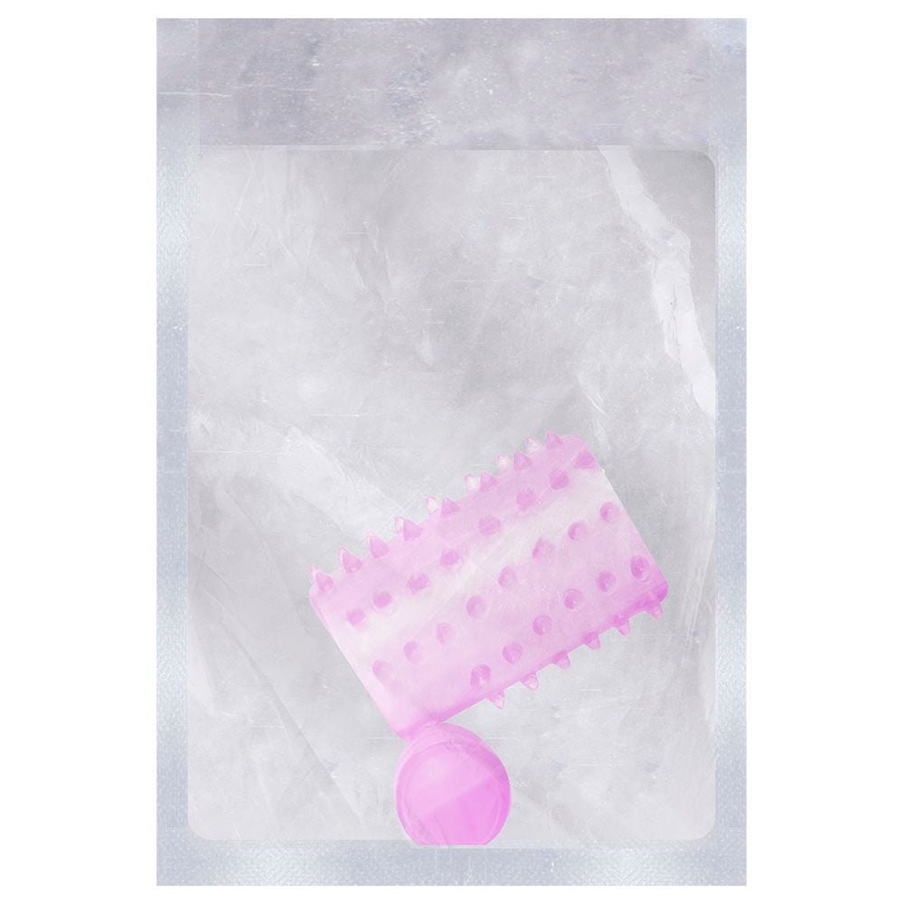 Meia Capa Peniana Vibrador Com Cerdas Vipmix