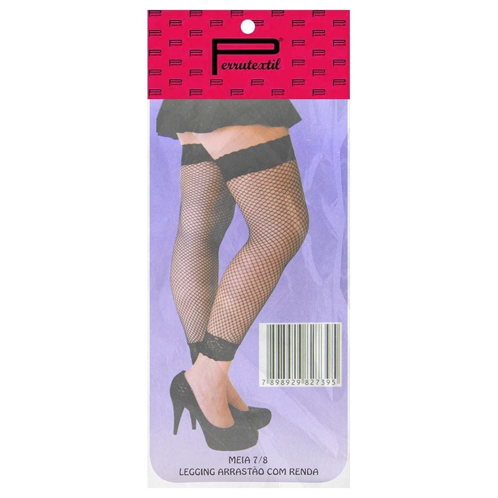 Meia Legging Arrastão Perrutextil
