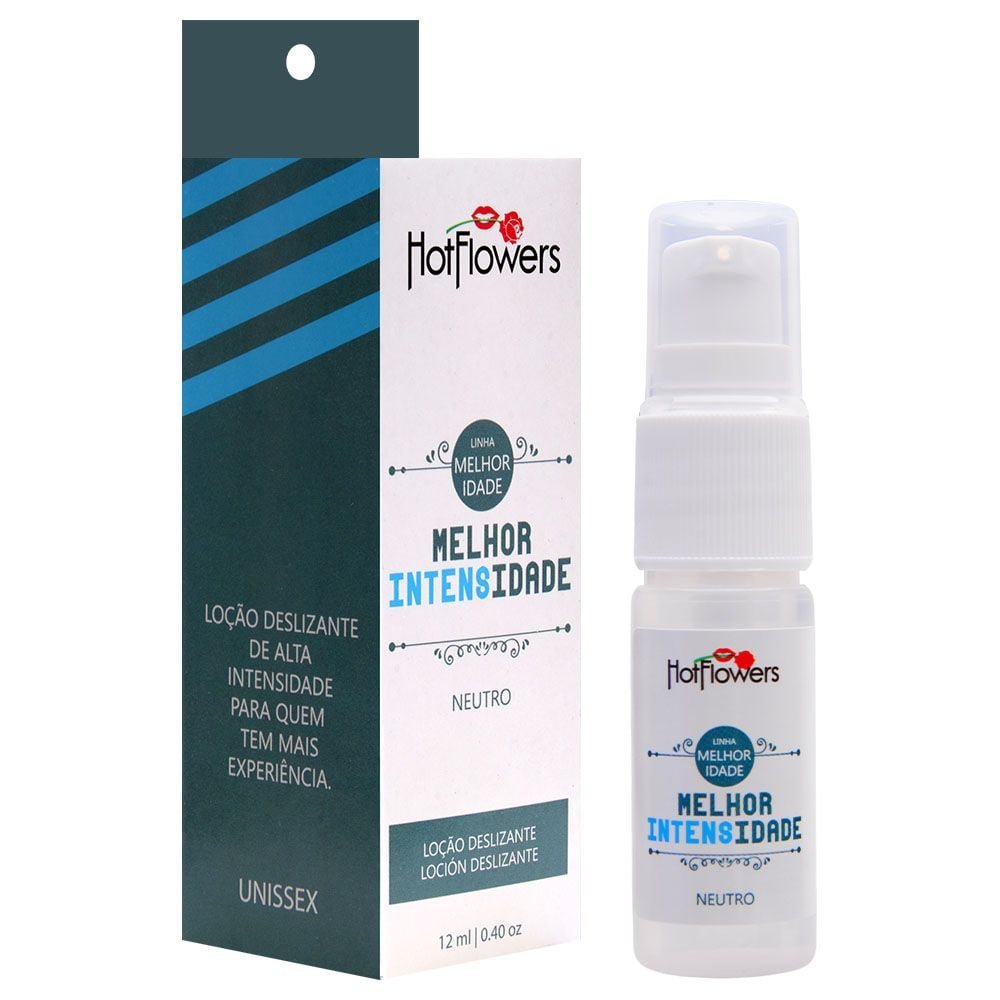 Melhor Intensidade Lubrificante Siliconado 12ml Hot Flowers