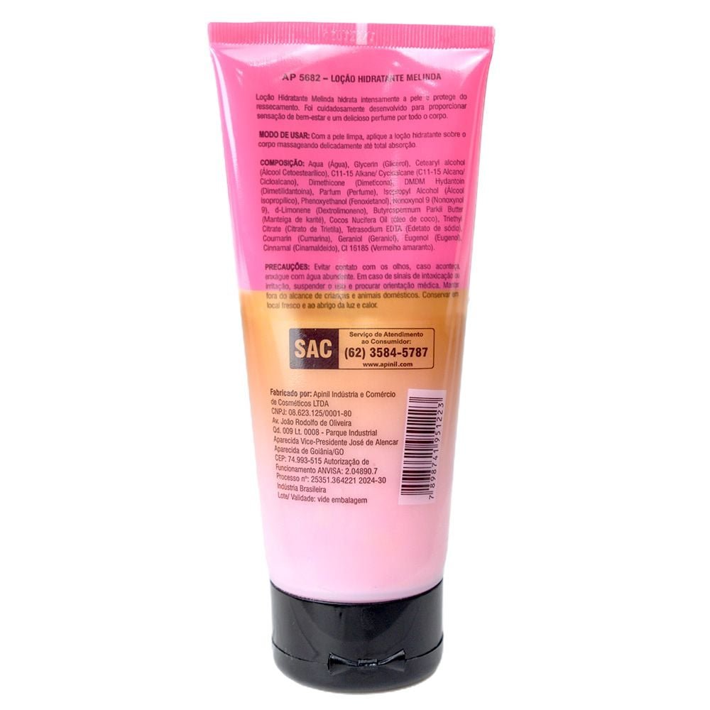 Melinda Loção Hidratante Corporal 190g Apinil