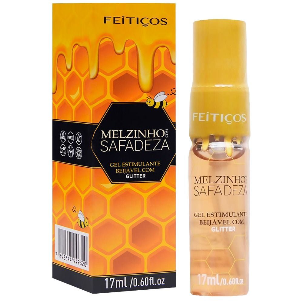 Melzinho Com Safadeza Gel Excitante Beijável 17ml Feitiços
