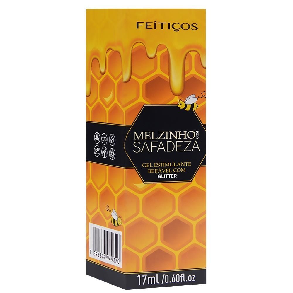 Melzinho Com Safadeza Gel Excitante Beijável 17ml Feitiços