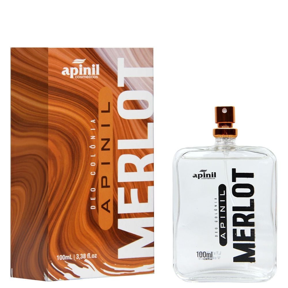 Merlot Deo Colônia Masculina 100ml Apinil