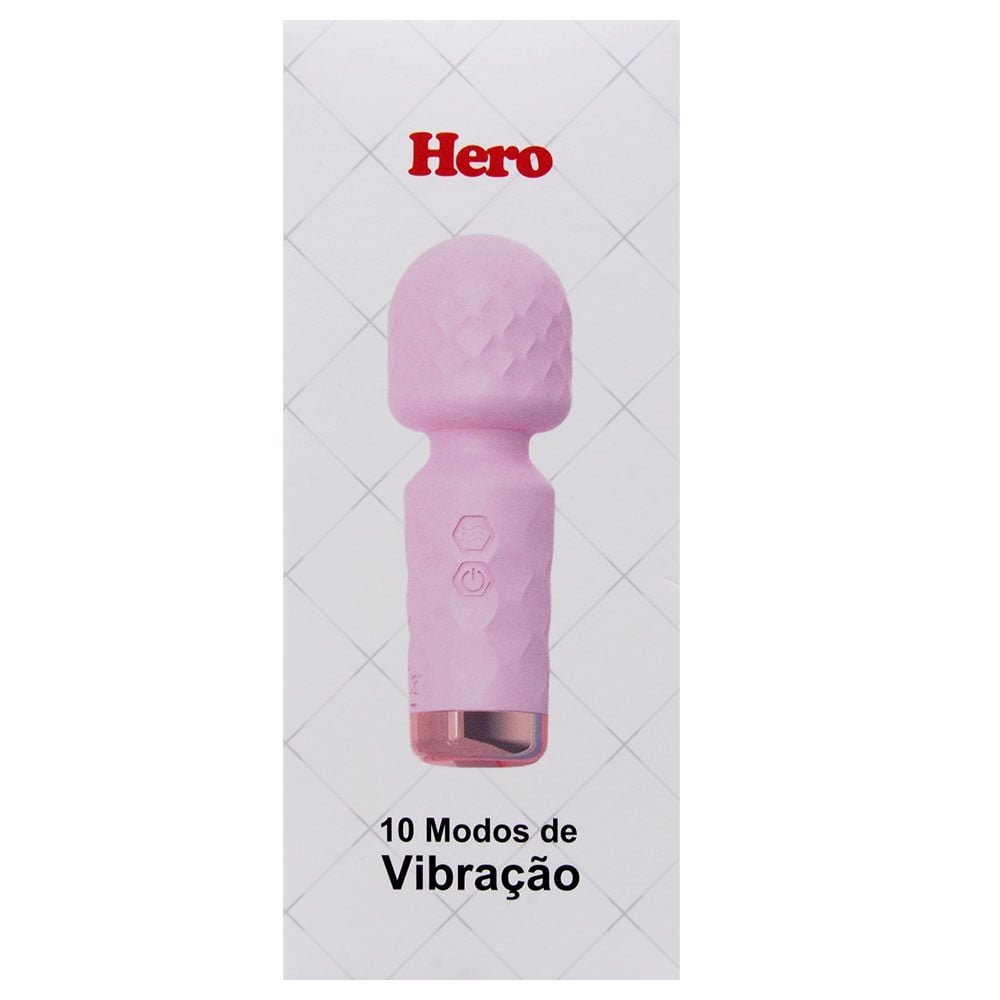 Mini Varinha Mágica Hero Recarregável Sexy Import
