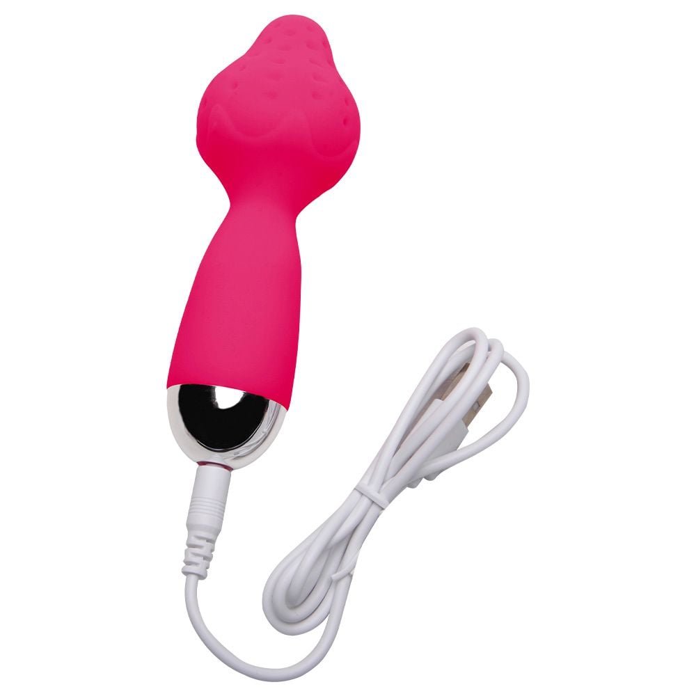 Mini Varinha Mágica Morango 10 Vibros Youvibe Vipmix