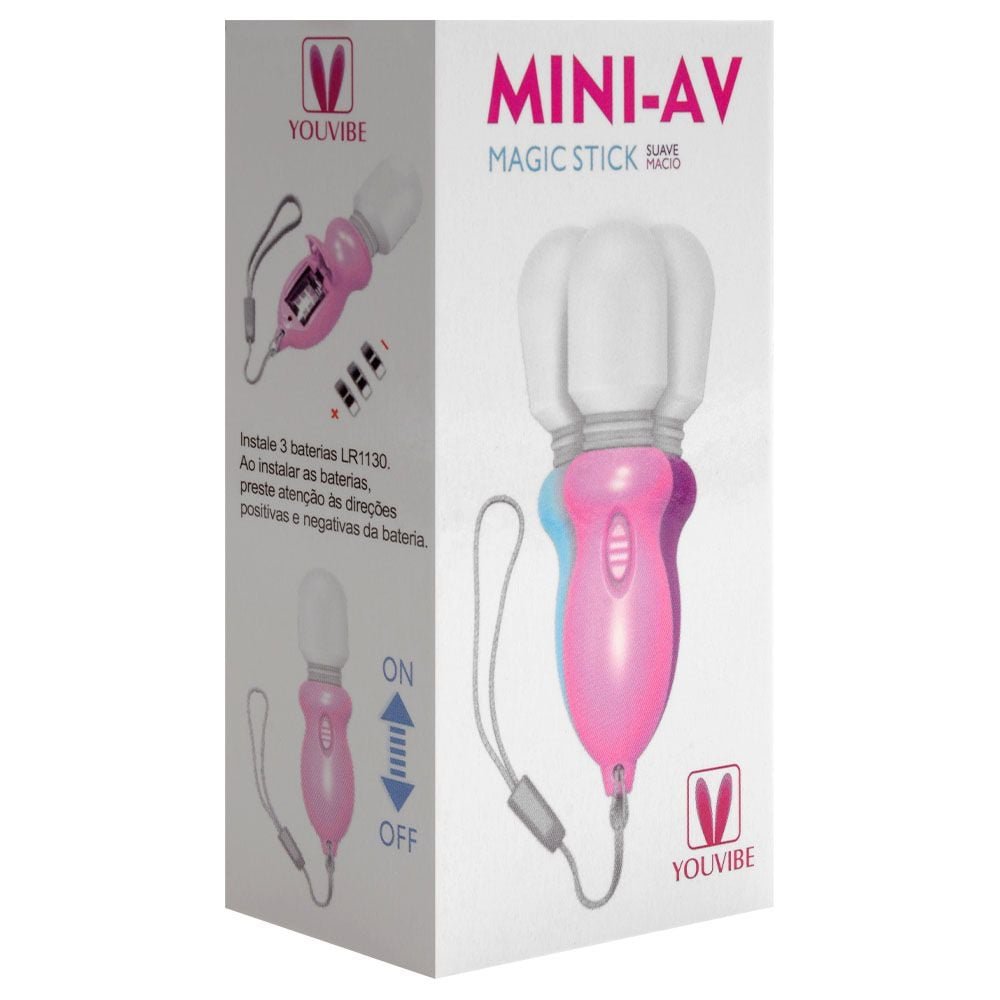 Mini Vibrador Chaveiro Flexível Youvibe Vipmix