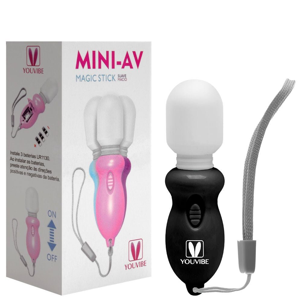 Mini Vibrador Chaveiro Flexível Youvibe Vipmix