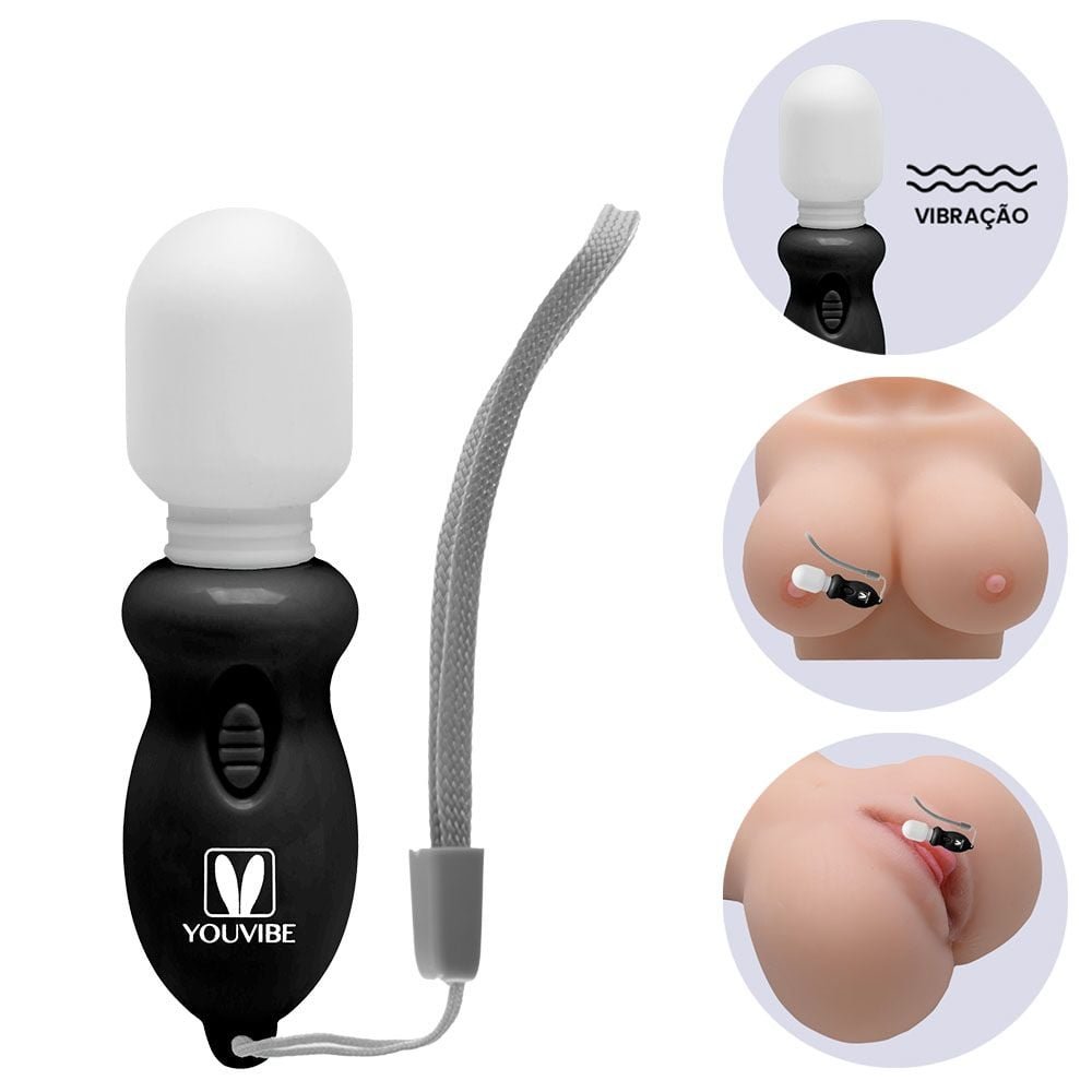 Mini Vibrador Chaveiro Flexível Youvibe Vipmix