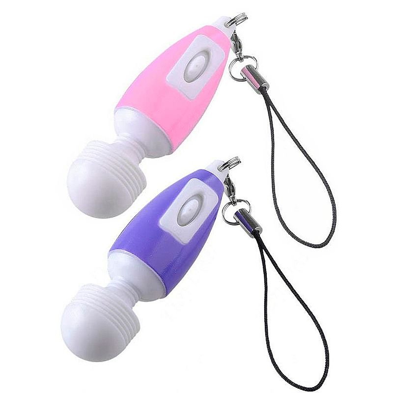Mini Vibrador Chaveiro - Magic Wand Mini - Rosa