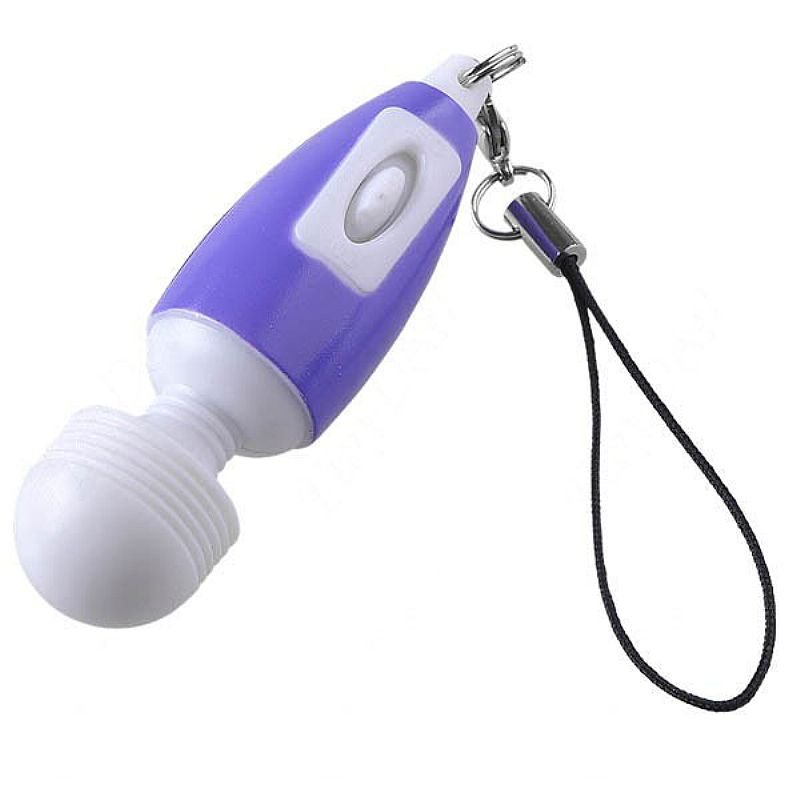 Mini Vibrador Chaveiro - Magic Wand Mini - Rosa