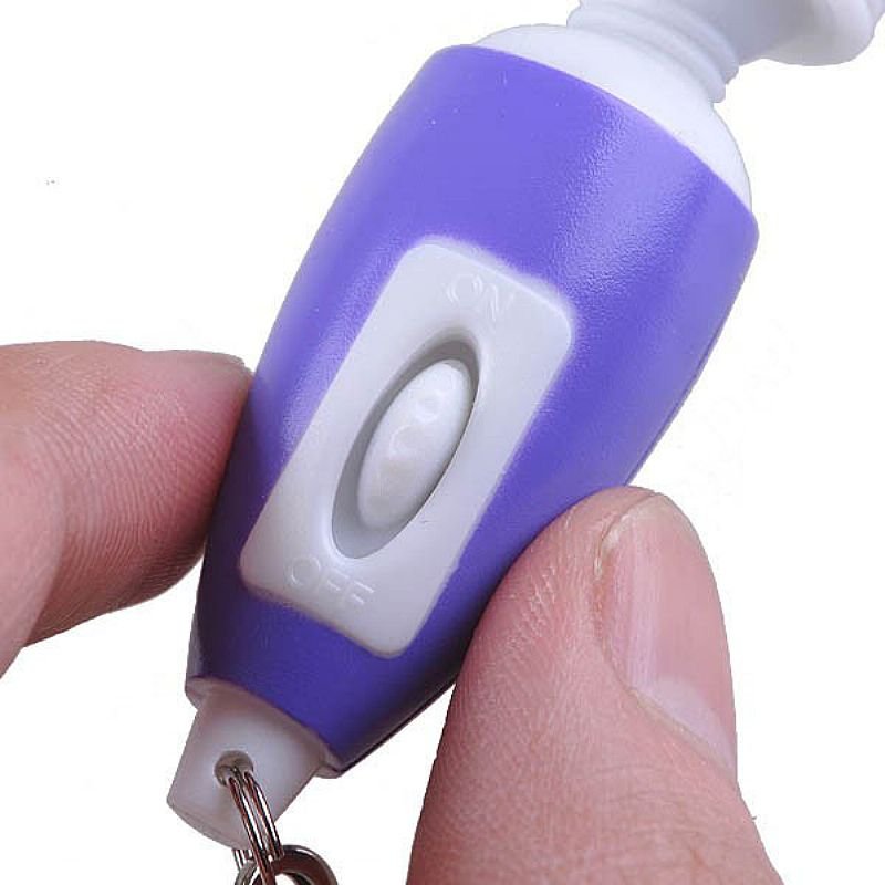 Mini Vibrador Chaveiro - Magic Wand Mini - Roxo