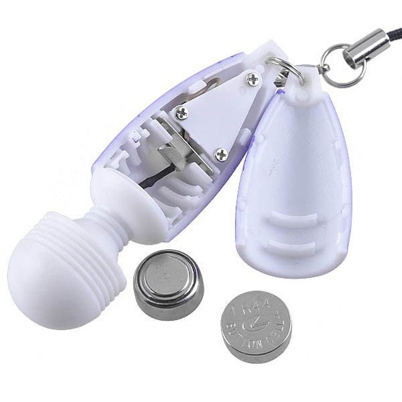 Mini Vibrador Chaveiro - Magic Wand Mini - Roxo
