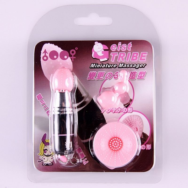 Mini Vibrador de Clitóris 3 em 1 - Ultra Potente - Rosa