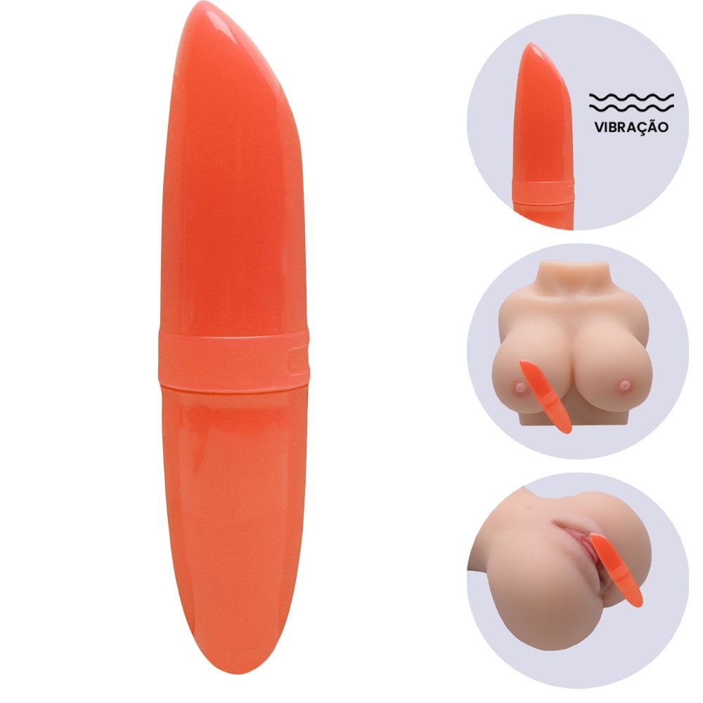Mini Vibrador Formato Batom Lilo Lipstick Vipmix