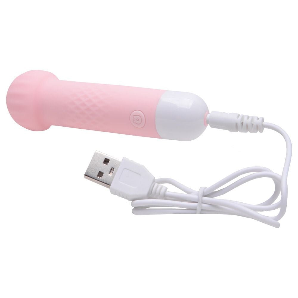 Mini Vibrador Recarregável 10 Vibrações Cogumelo Vipmix