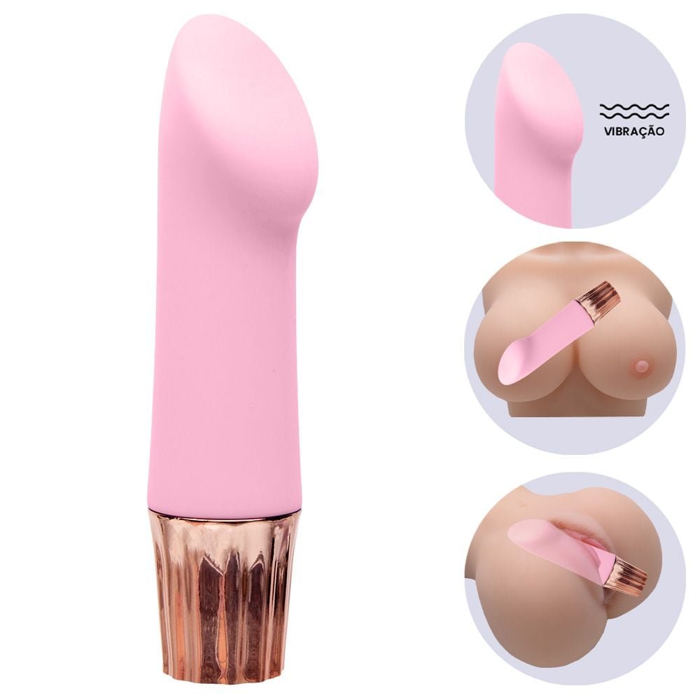 Mini Vibrador Usb 10 Modos Youvibe Mv094f Vipmix