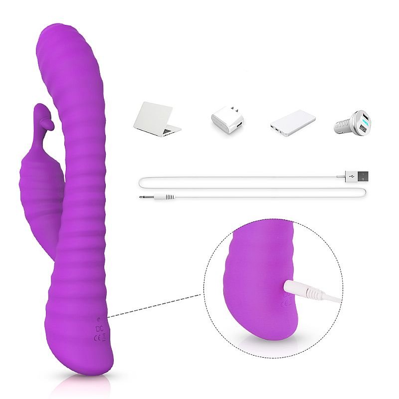 Moonlight Vibrador Ponto G com Plug - S-Hande