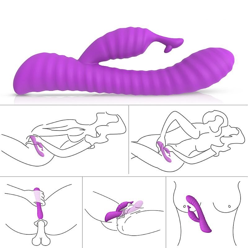 Moonlight Vibrador Ponto G com Plug - S-Hande