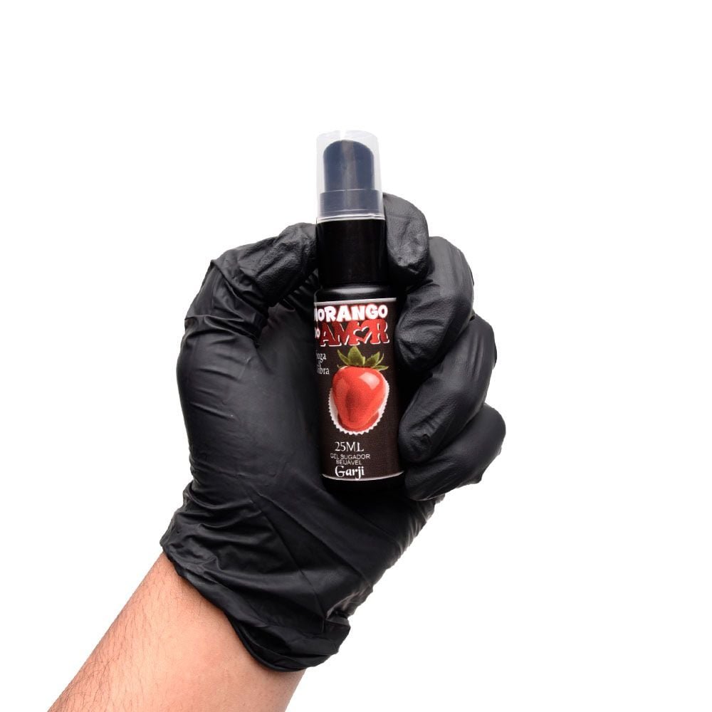 Morango Do Amor Gel Sugador Vibrador 25ml Garji