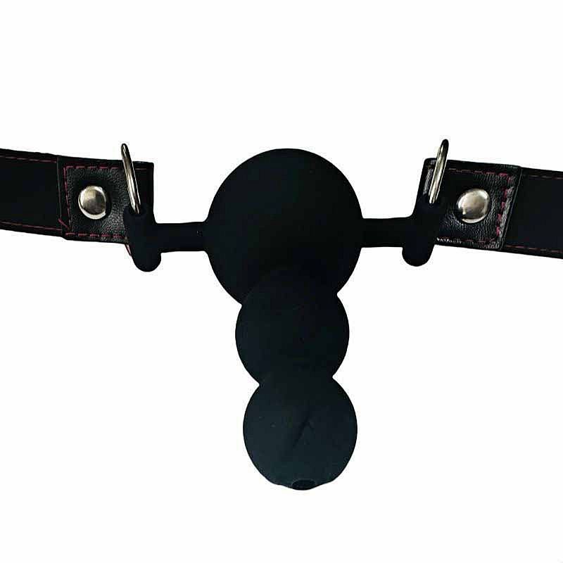 Mordaça com Formato de Plug em Silicone