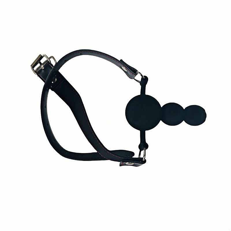 Mordaça com Formato de Plug em Silicone