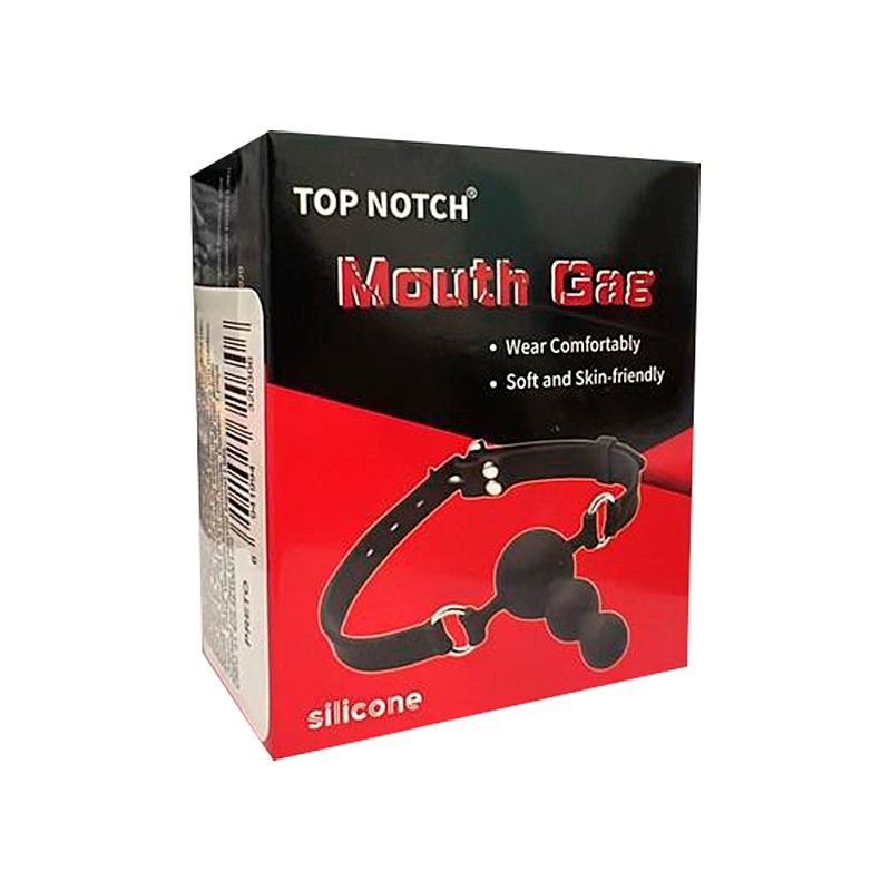 Mordaça com Formato de Plug em Silicone