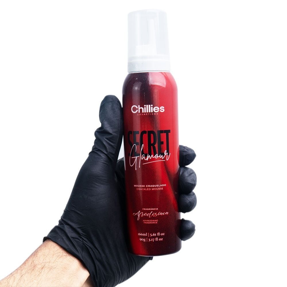 Mousse Craquelado Secret Glamour Hidratante 166ml Chillies