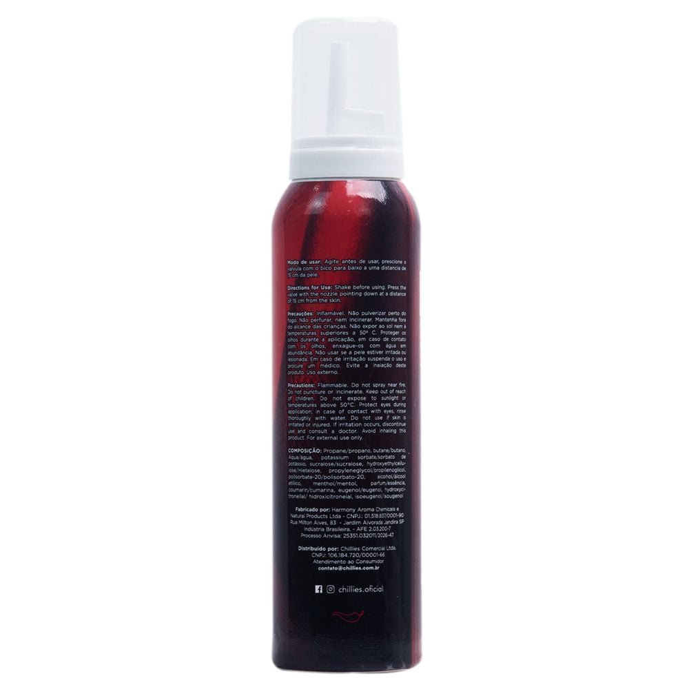 Mousse Craquelado Secret Glamour Hidratante 166ml Chillies