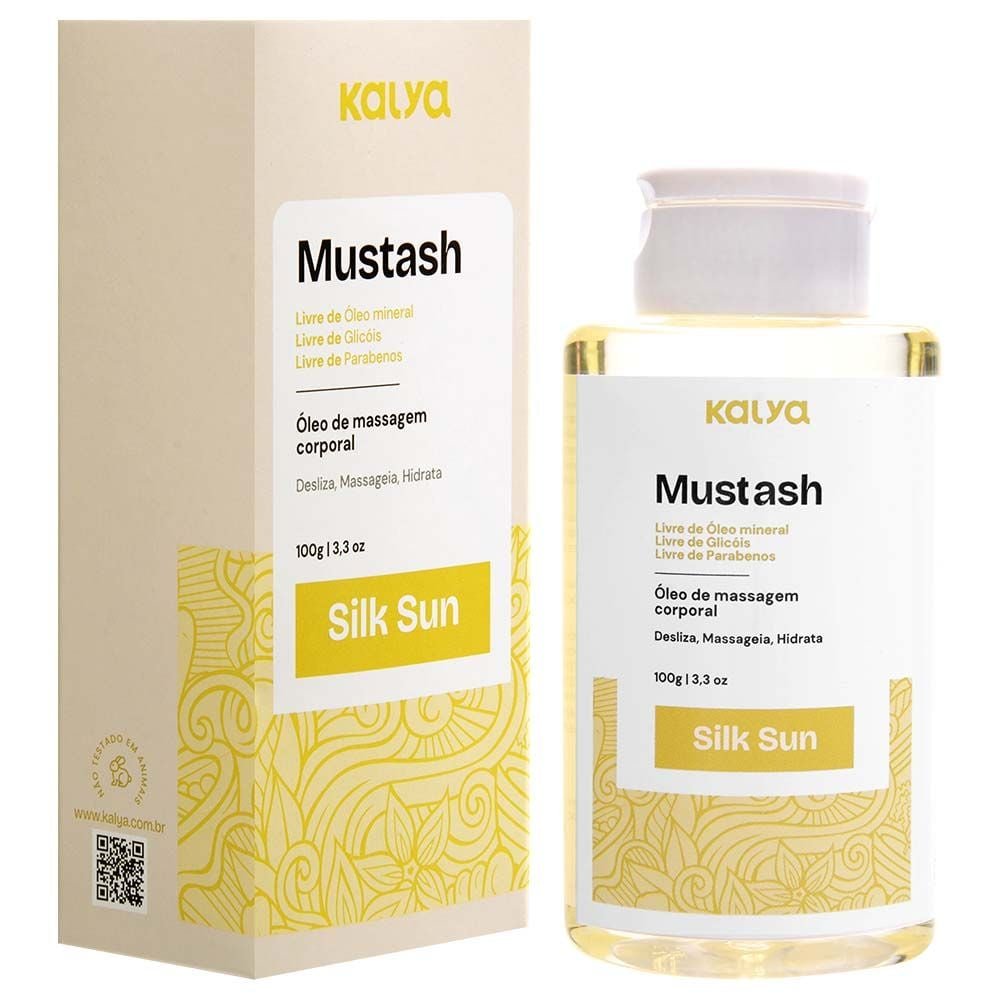 Mustash Silk Sun óleo Hot Deslizante 100ml Kalya