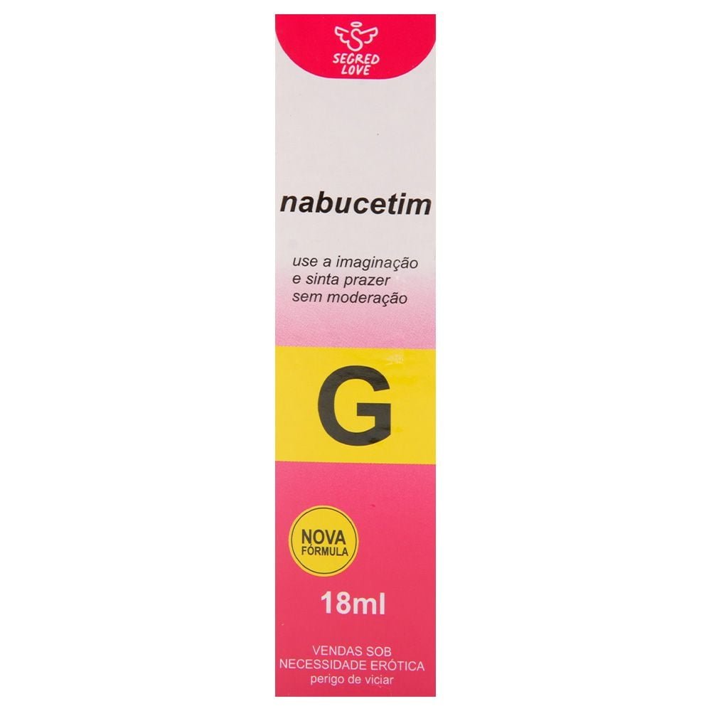 Nabucetim Lubrificante Aromático 18ml Segred Love