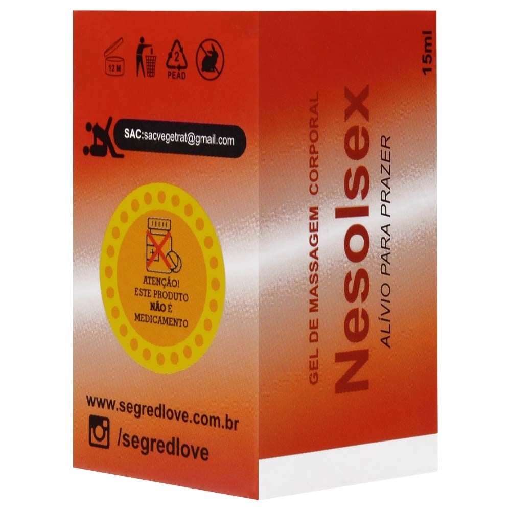 Nesolsex Dessensibilizante Anal 15ml Segred Love