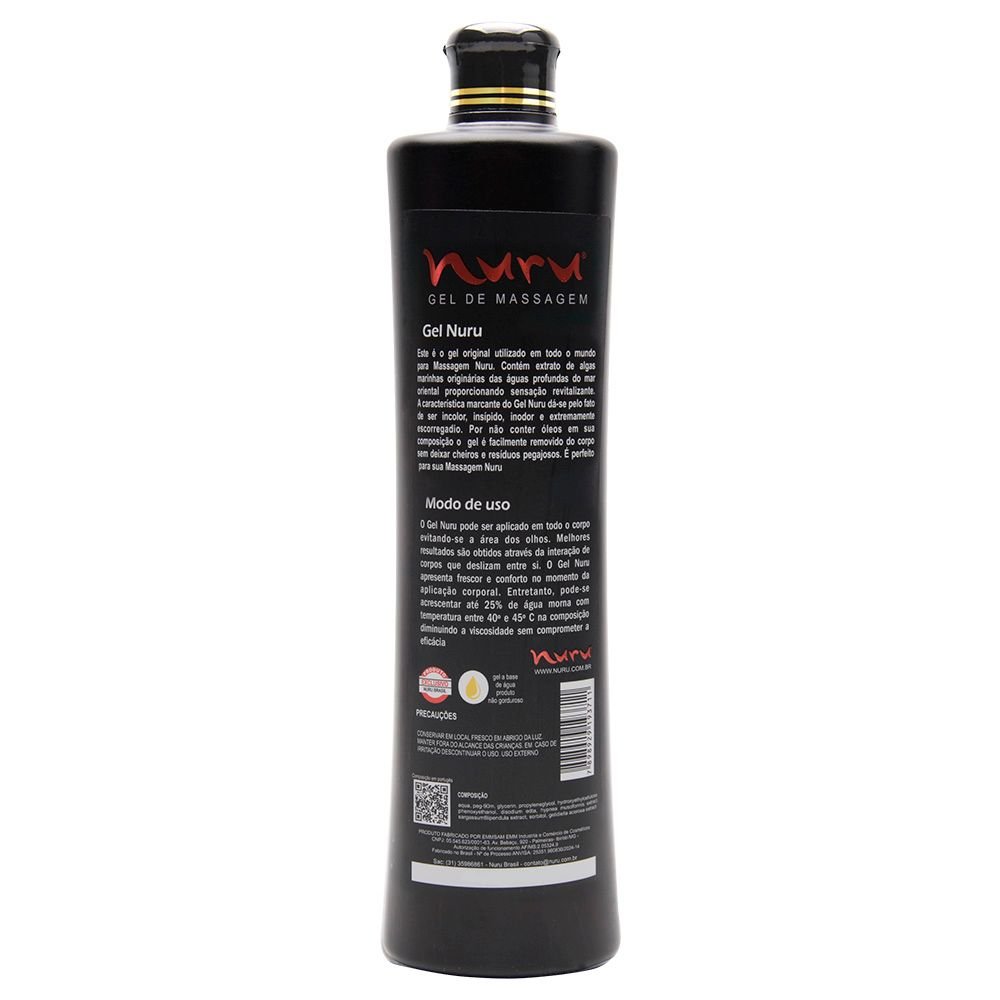 Nuru Gel Standard Média Viscosidade 500ml