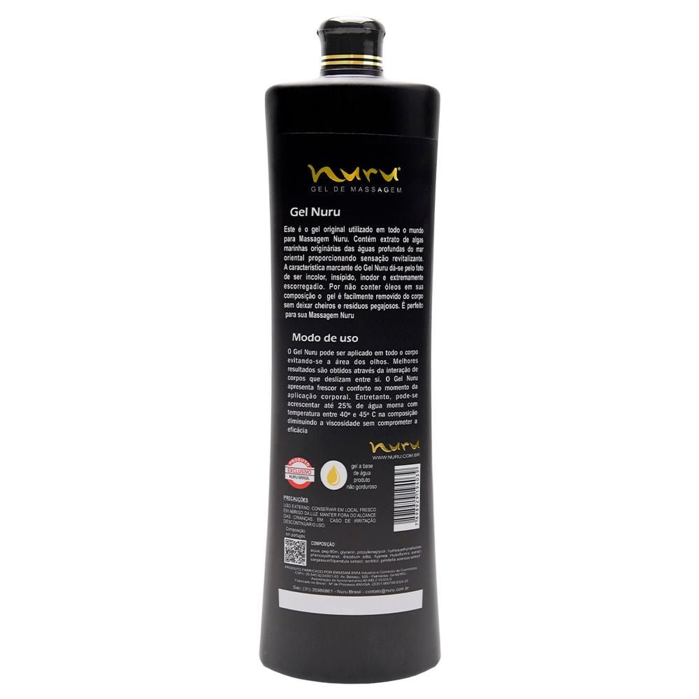 Nuru Max Premium Alta Viscosidade 1000ml