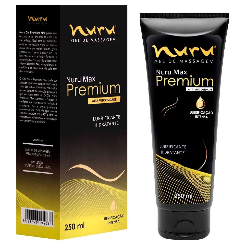 Nuru Max Premium Alta Viscosidade 250ml