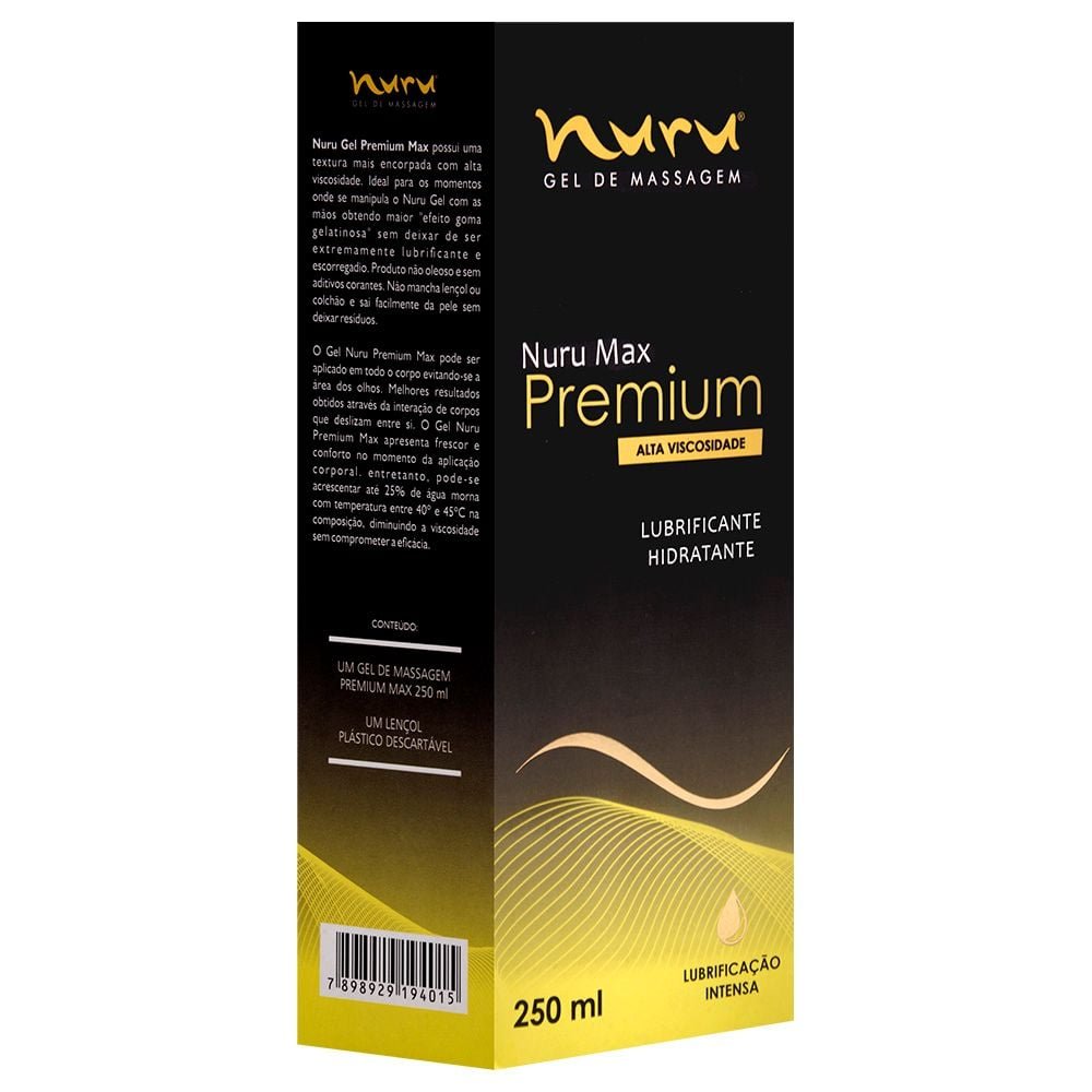 Nuru Max Premium Alta Viscosidade 250ml