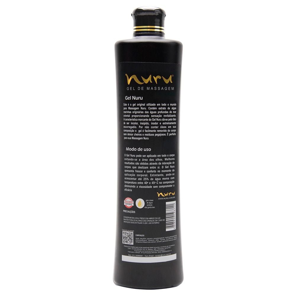 Nuru Max Premium Alta Viscosidade 500ml