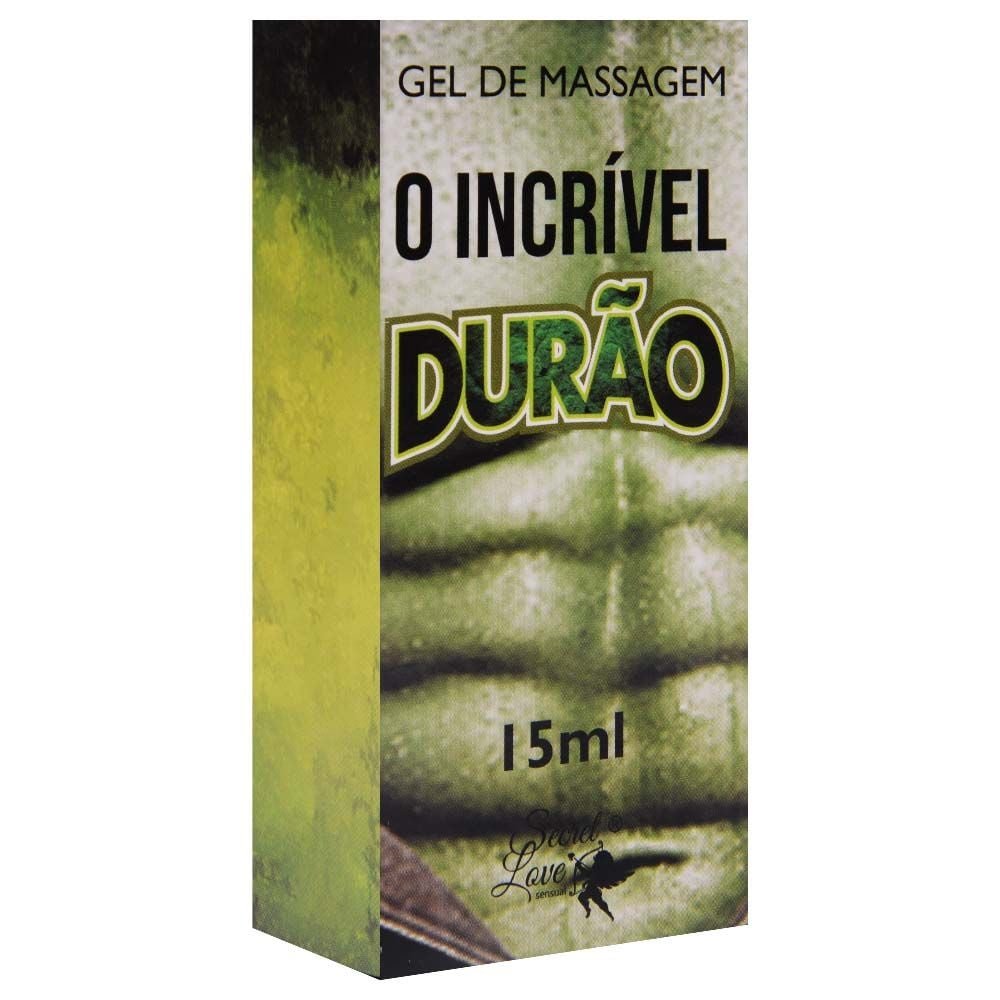 O Incrível Durão Gel Ereção 15ml Segred Love
