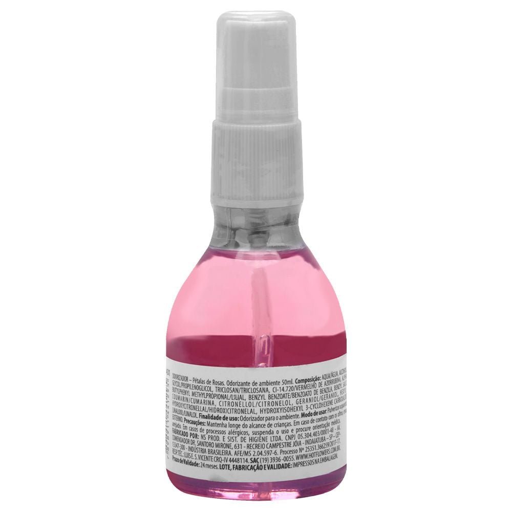 Odorizador Ambientador Perfumado 50ml Hot Flowers
