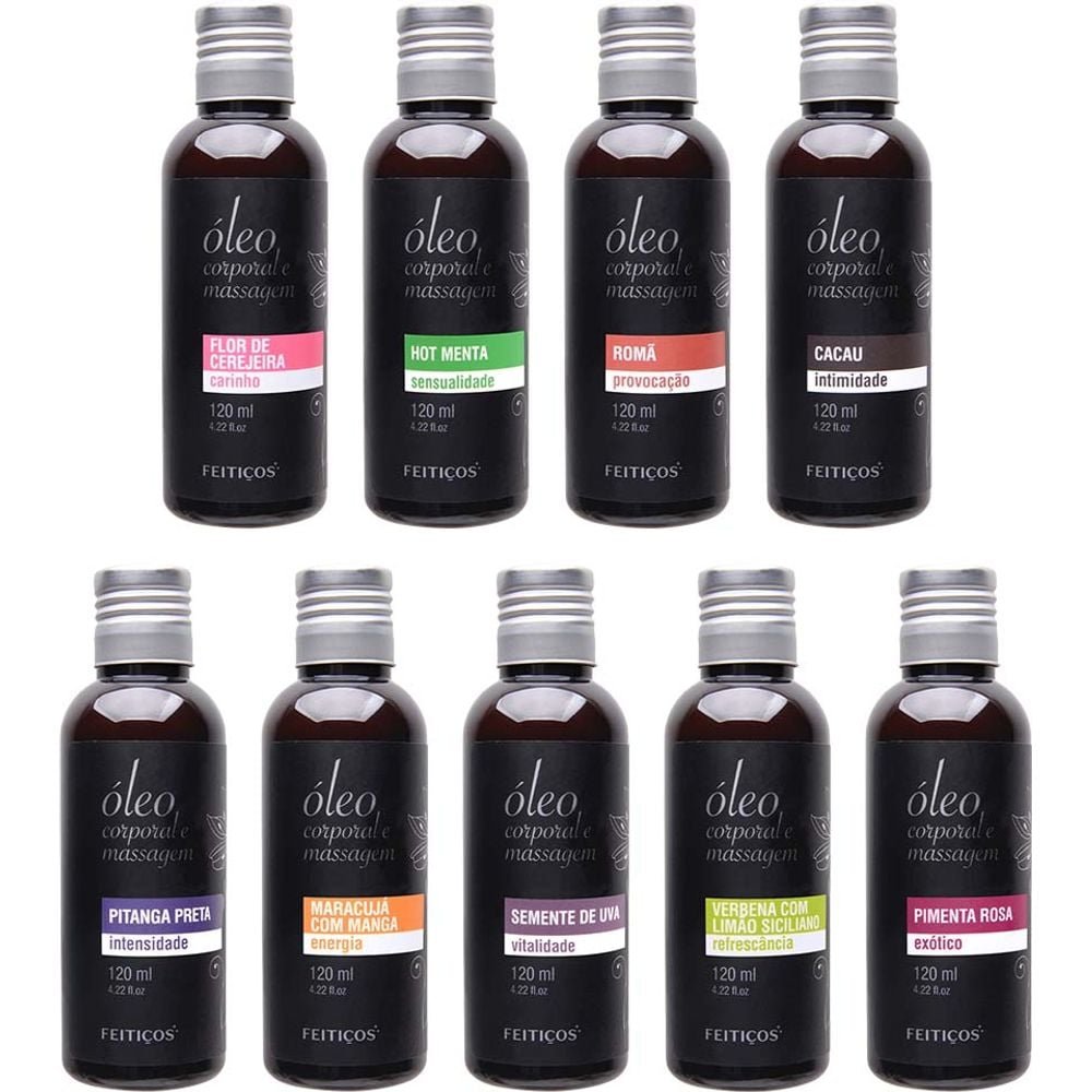 óleo Aromático Para Massagem 120ml Feitiços