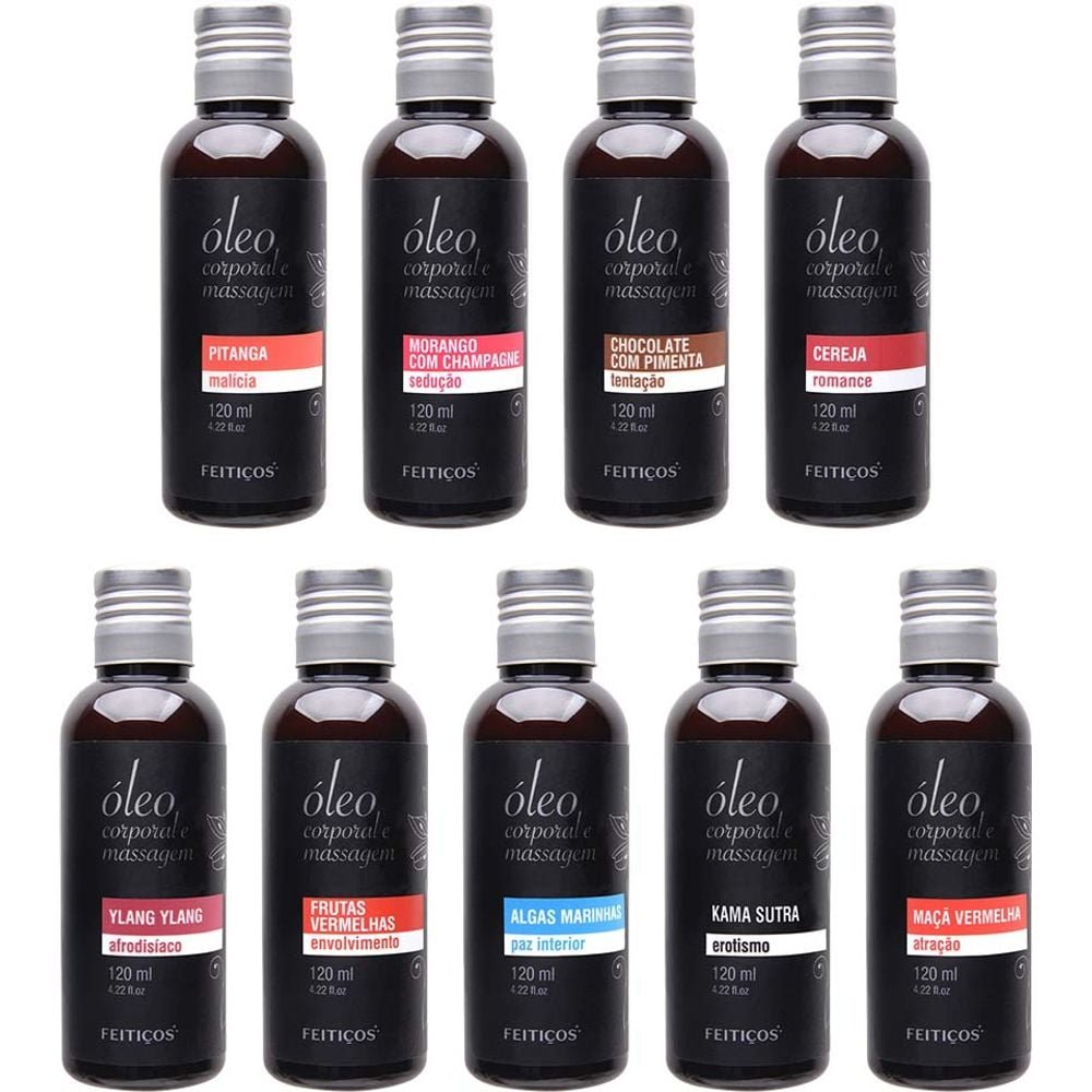 óleo Aromático Para Massagem 120ml Feitiços