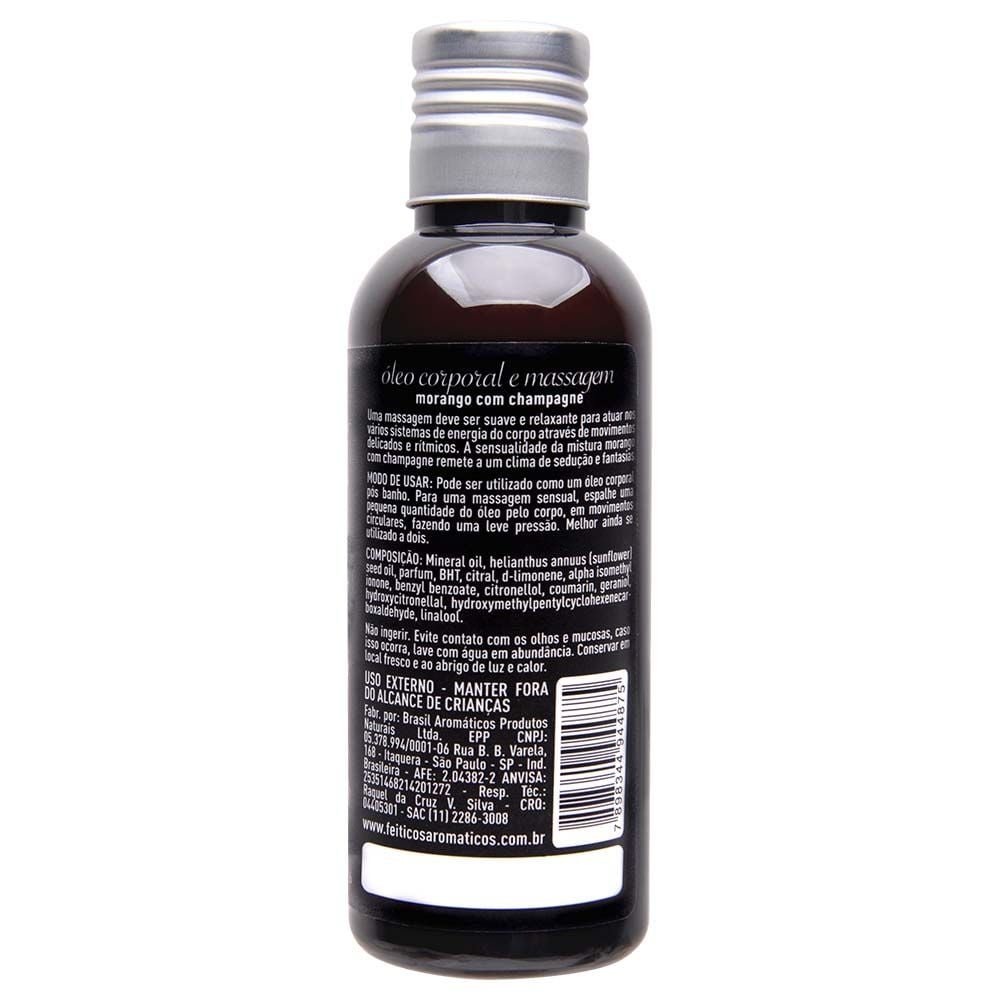 óleo Aromático Para Massagem 120ml Feitiços