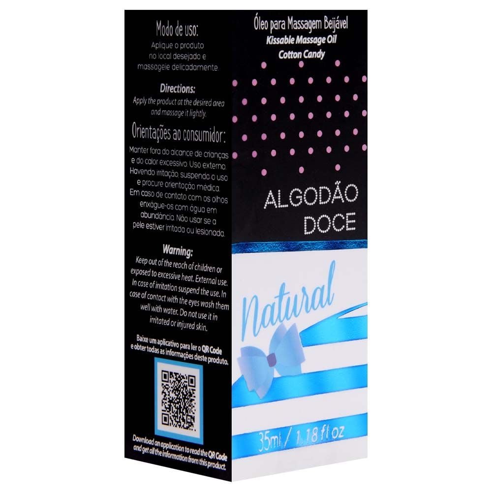 óleo Beijável Algodão Doce 35ml La Pimienta